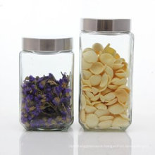 1700ml and 2100ml wholesales glass food packing storage jars/large glass bottle